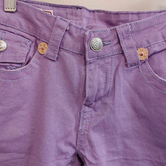True Religion Purple Jeans SZ.27 - Picture 4 of 8